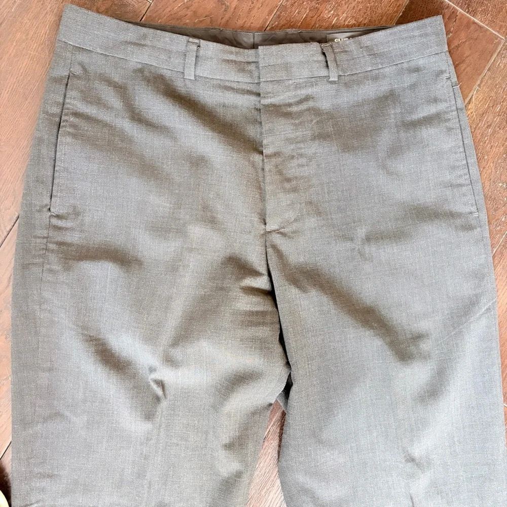 Club Monaco Wool Blend Flat Front High Rise Smart Pant